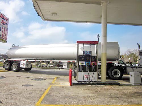 Don't gas up when the tanker is at station